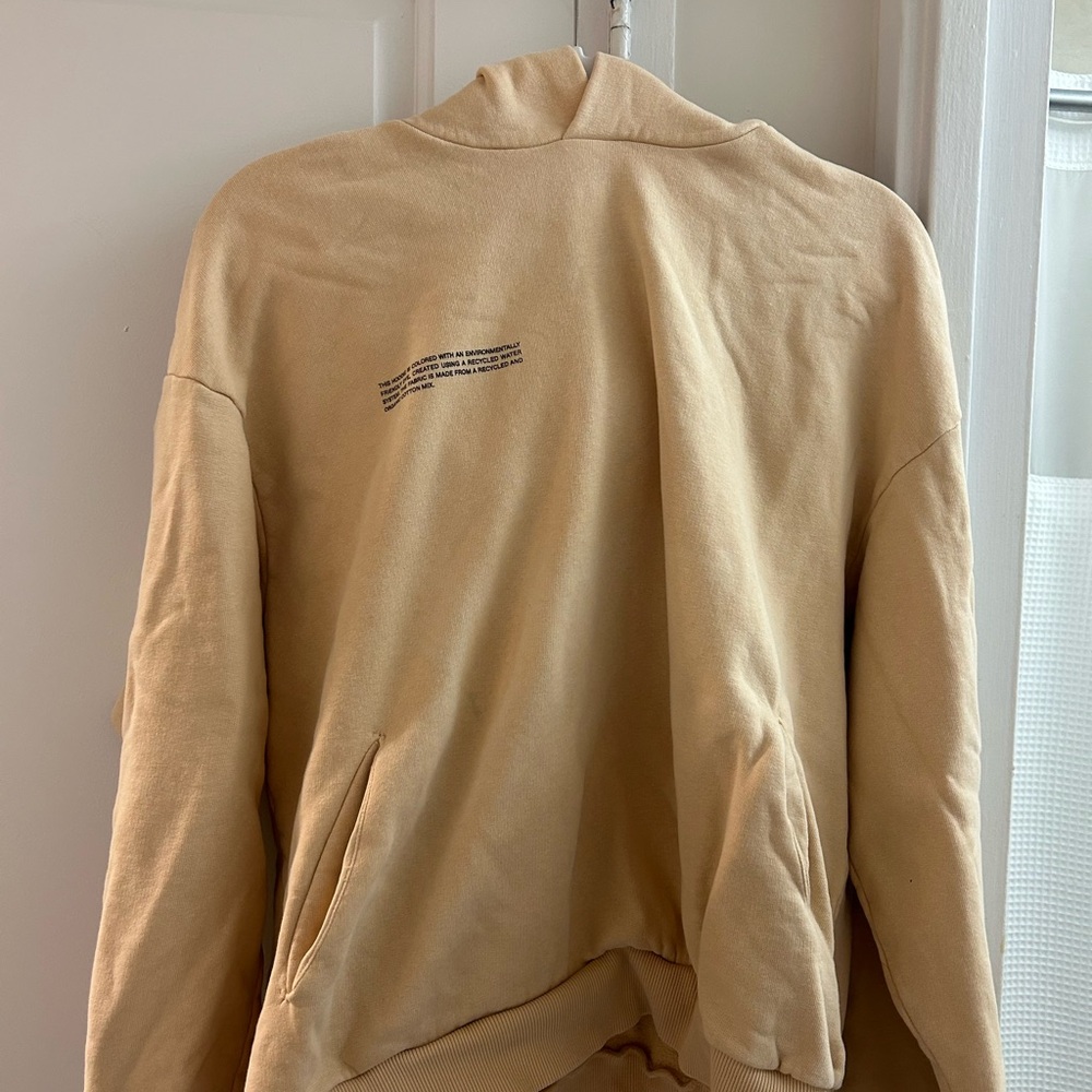 Pangaia peach Cream Hoodie